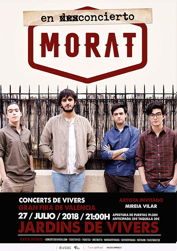 Concerts de Vivers: Morat