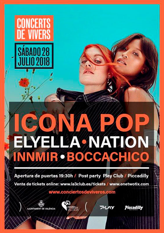 Concerts de Vivers: Icona Pop