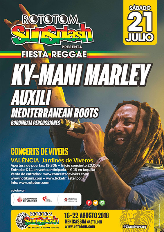 Concerts de Vivers: Fiesta Reggae Rototom
