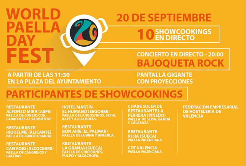 World Paella Day: programme