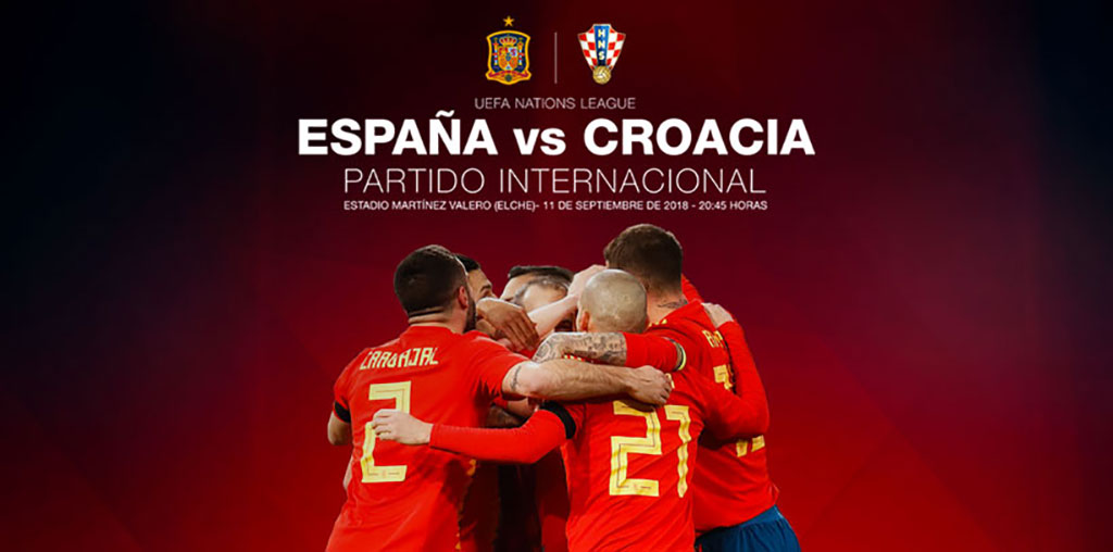 Fútbol España-Croacia en Elche