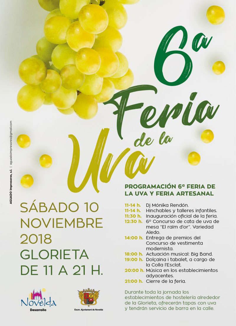 Feria de la Uva de Novelda: programa