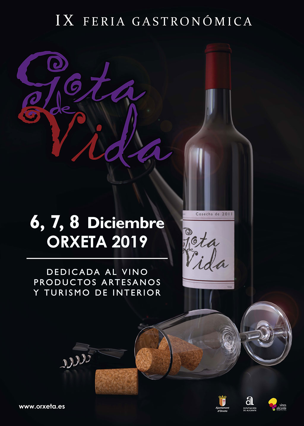 Feria Gastronómica Orxeta 2019: cartel