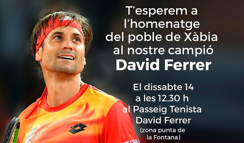 Homenaje a David Ferrer