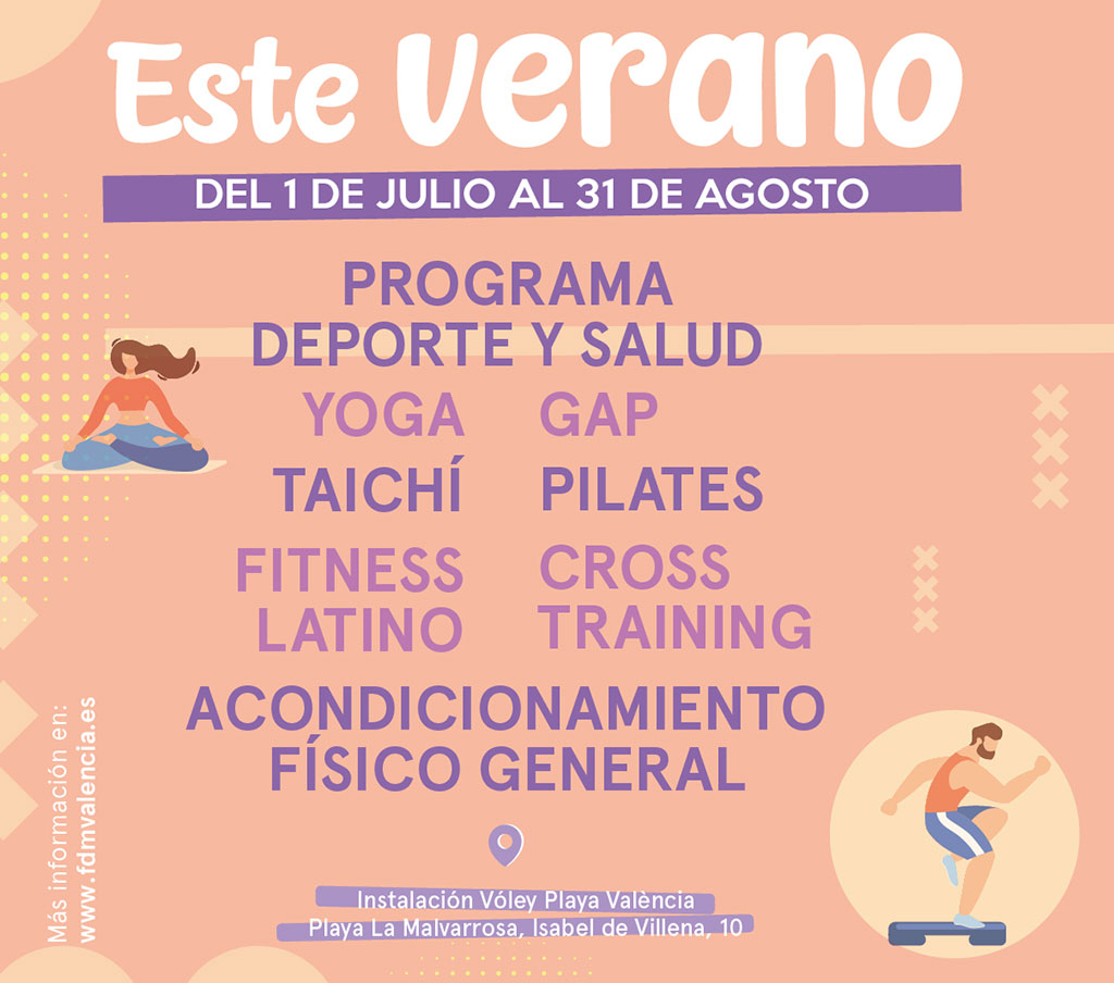 Actividades deportivas playa Valencia