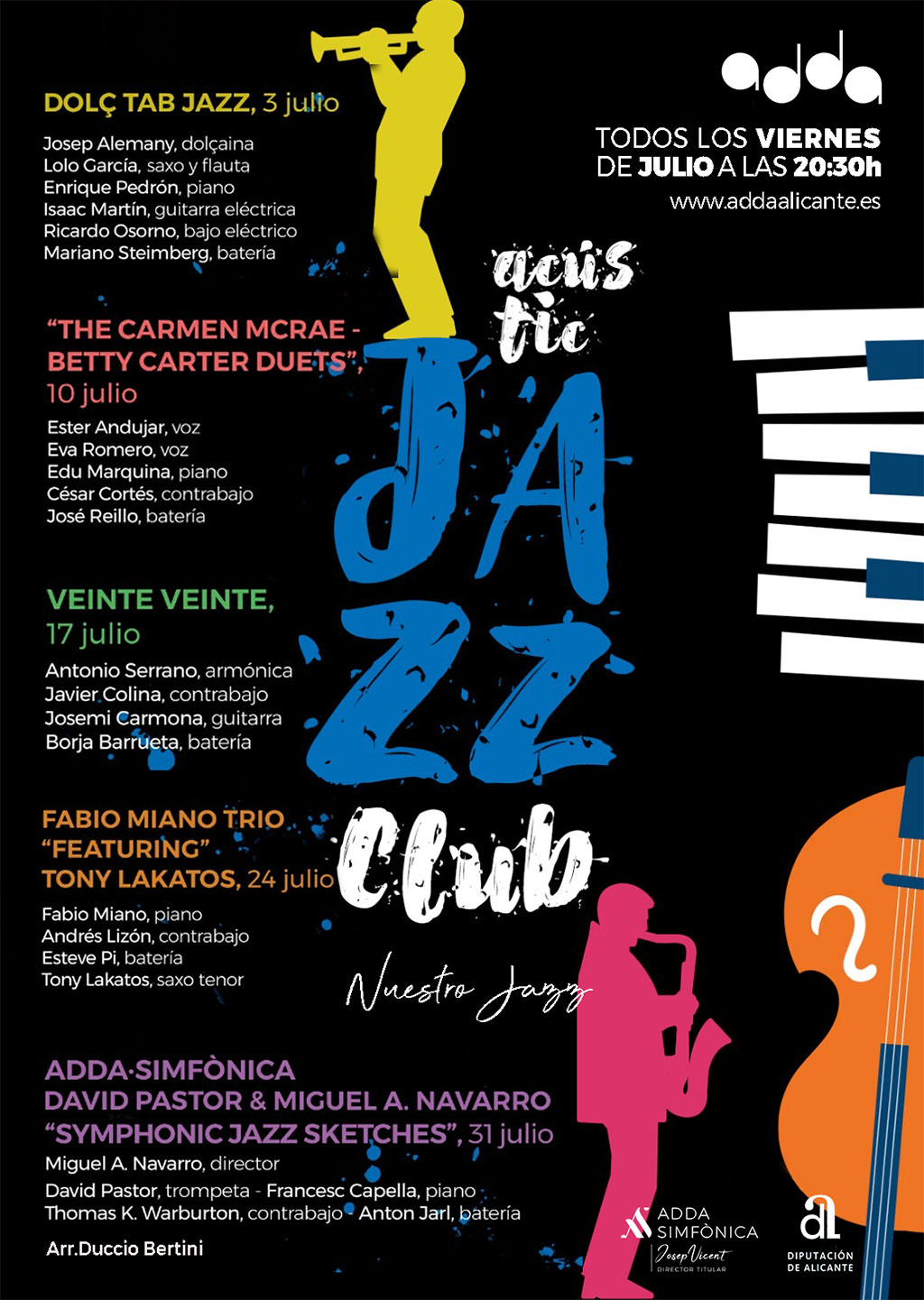 Acustic Jazz Club: Программа