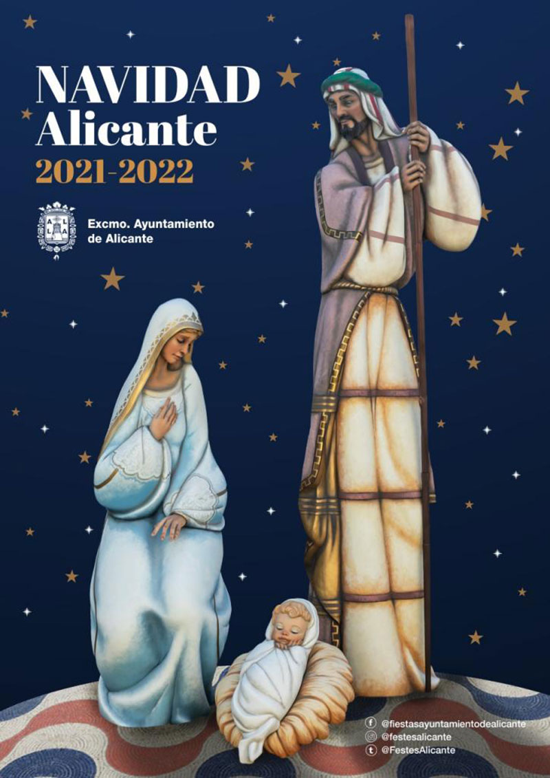 cartel Navidades en Alicante 2021-2022